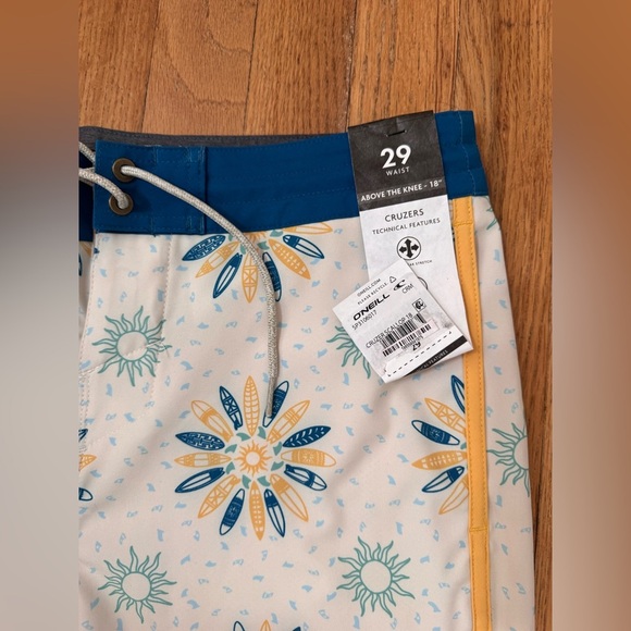 O'NEILL Cruzer Scallop Mens 18" Boardshorts - Picture 4 of 7